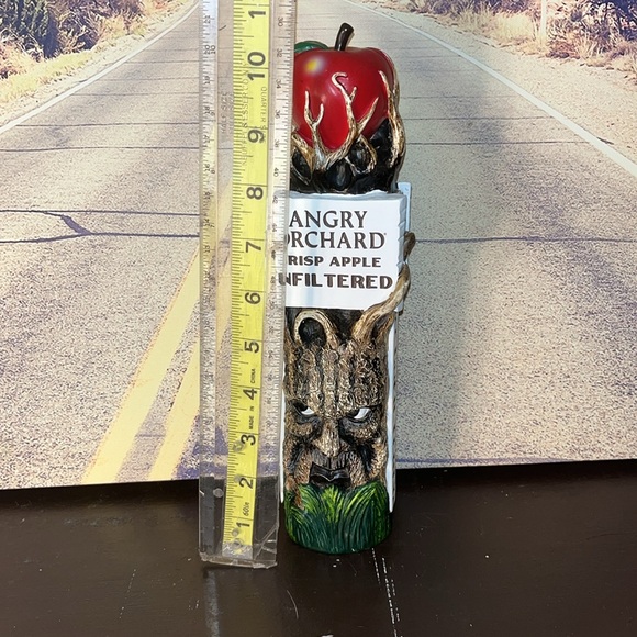 Angry Orchard Crisp Apple unfiltered Mad Tree 11" Draft Beer Tap Handle machine - Picture 7 of 7